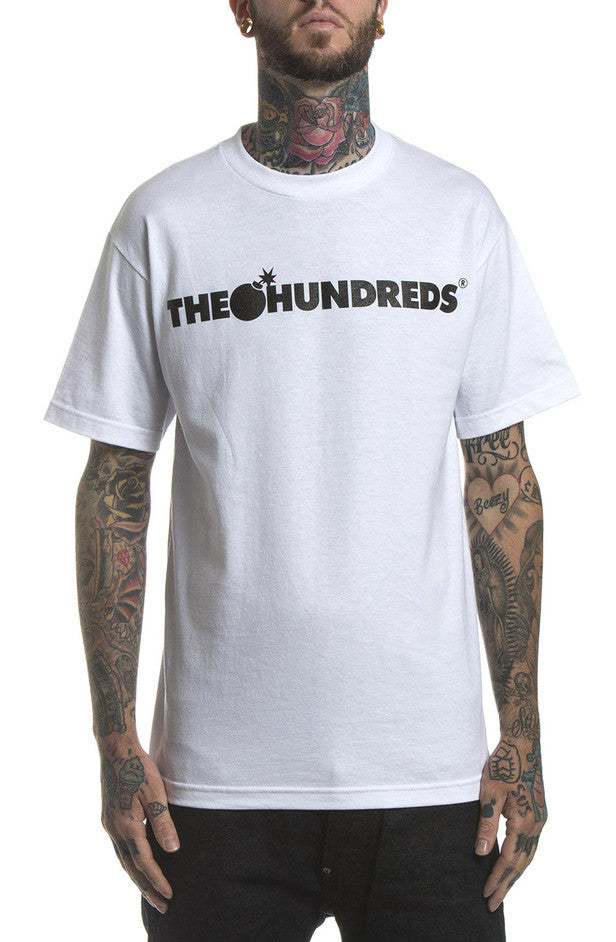 The Hundreds Forever Bar White Logo T-Shirt Famous Rock Shop Newcastle 2300 NSW Australia