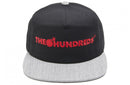The Hundreds Bar Logo Black Snapback Cap