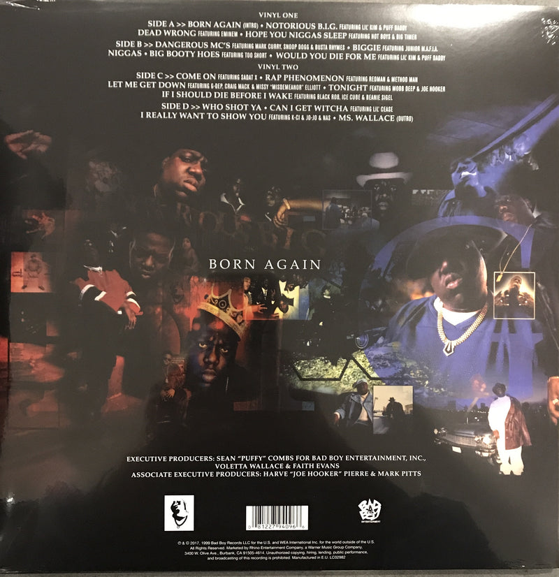 THE NOTORIOUS B.I.G BORN AGAIN 2LP VINYL LIMITED EDITION RECOD STORE DAY 081227940966 FAMOUS ROCK SHOP HUNTER STREET NEWCASTLE 2300 NSW AUSTRALIA
