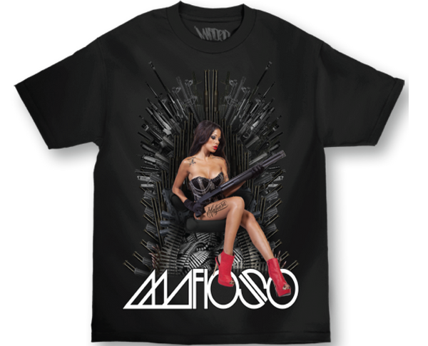Mafioso Throne Black T-Shirt
