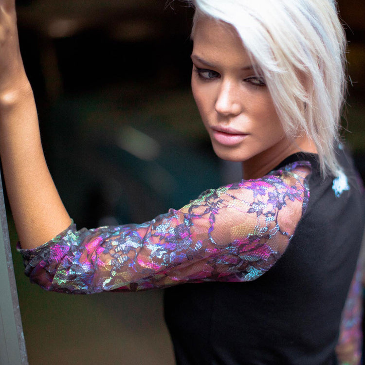 Jetpilot Bec Girls Raglan Black Women's Sizing 8-16 Famous Rock Shop. 517 Hunter Street Newcastle, 2300 NSW Australia