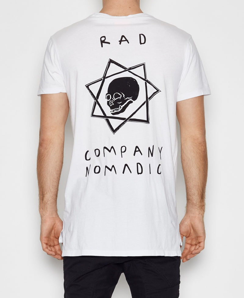 Nomadic Paradise Big Rad Co White T-Shirt